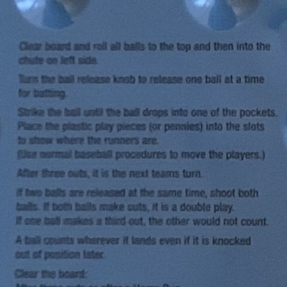 VTG Schylling Play Ball Baseball Pinball Table Top Handheld Game Toy Chicago - Picture 9 of 12